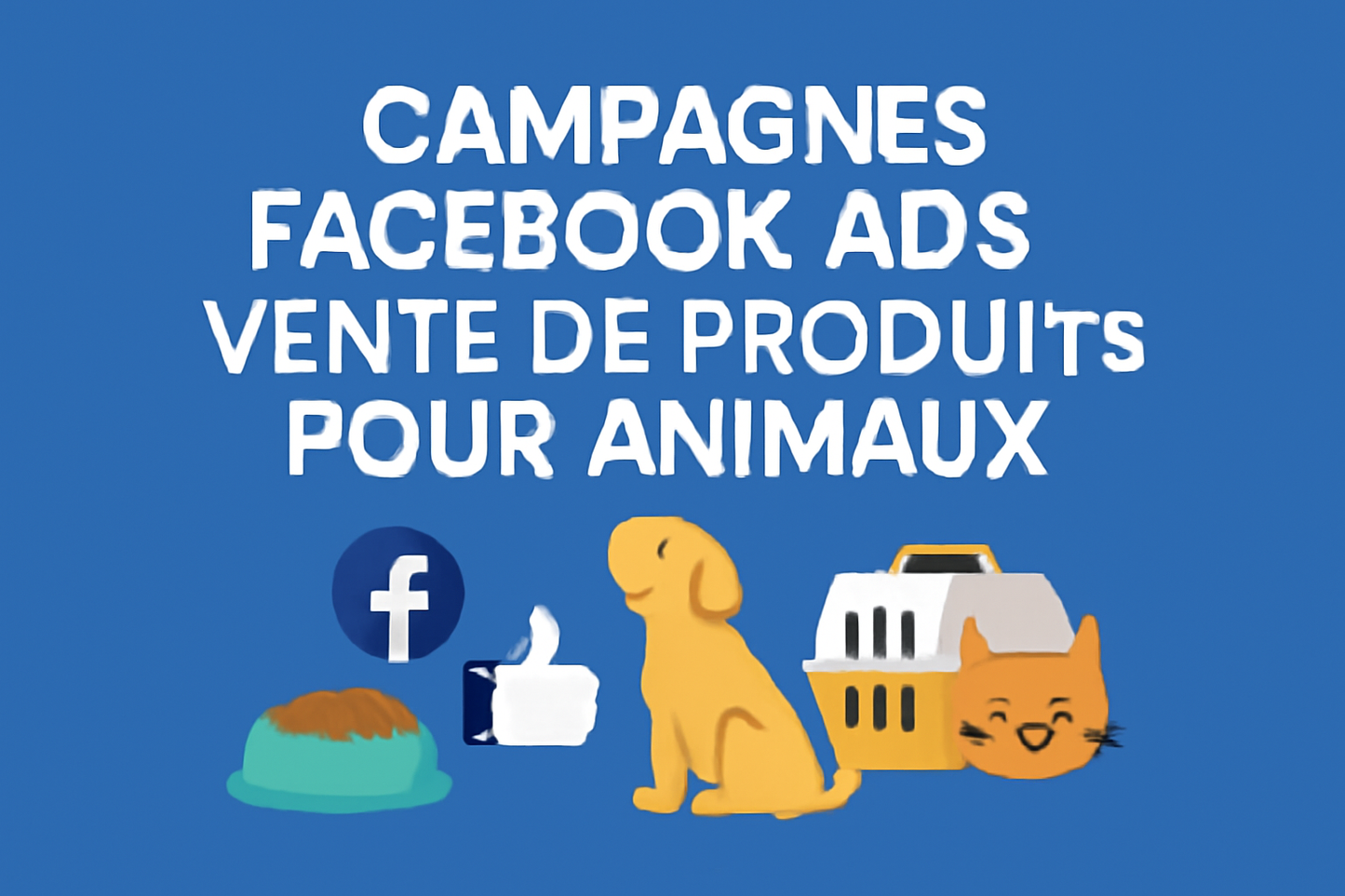 Campagnes facebook ads pour Vente de produits pour animaux