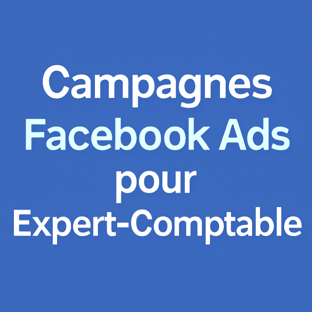 Campagnes facebook ads pour Expert-comptable