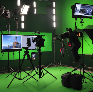 Green background shooting for advanced digital integration