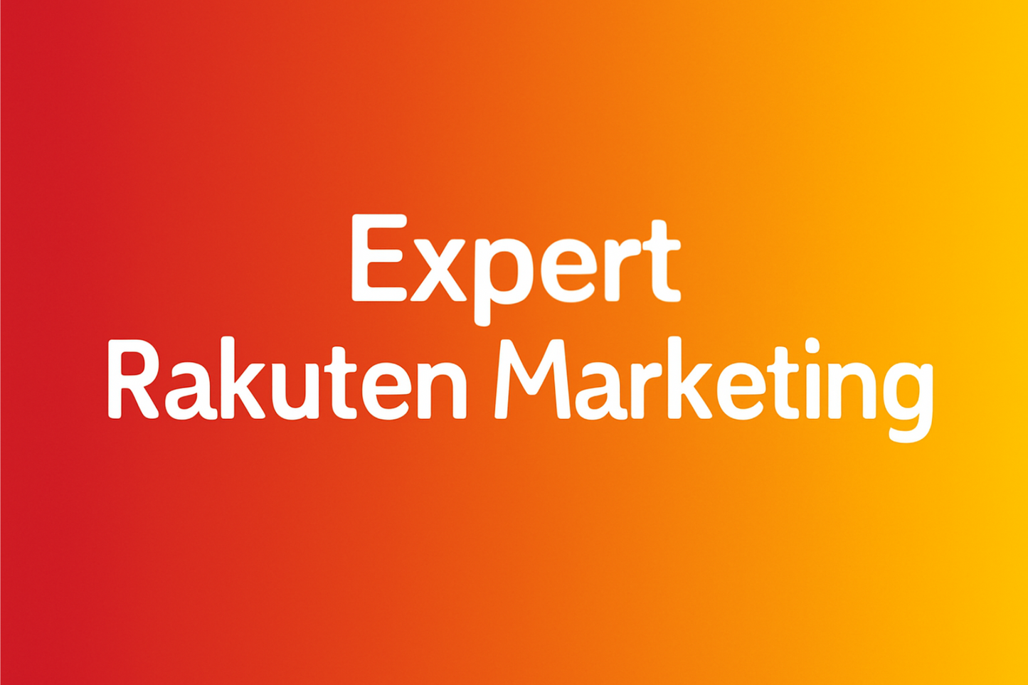 Expert Rakuten Marketing