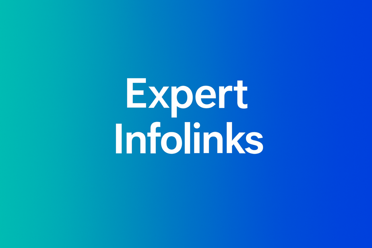 Expert Infolinks