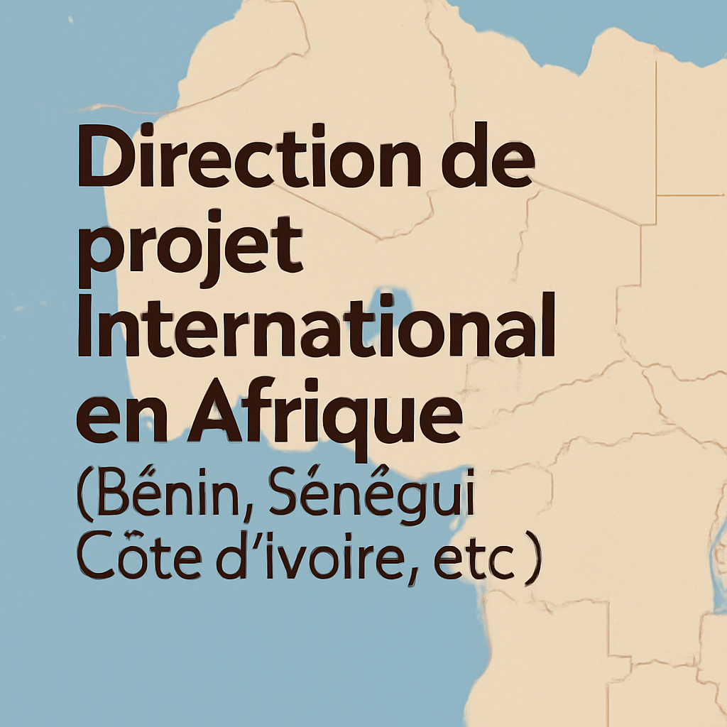 Direction de projet international en Afrique (Bénin, etc.)