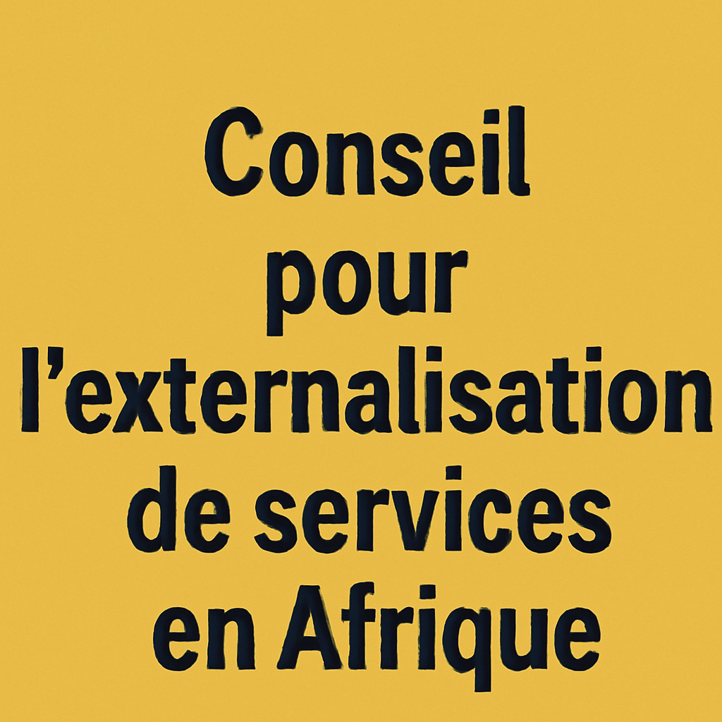 Conseil pour l’externalisation de services en Afrique