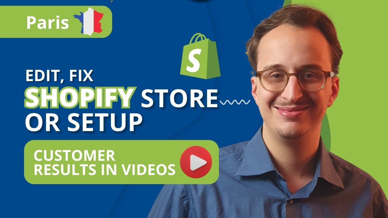 Editar, corregir Shopify Shop o configurar