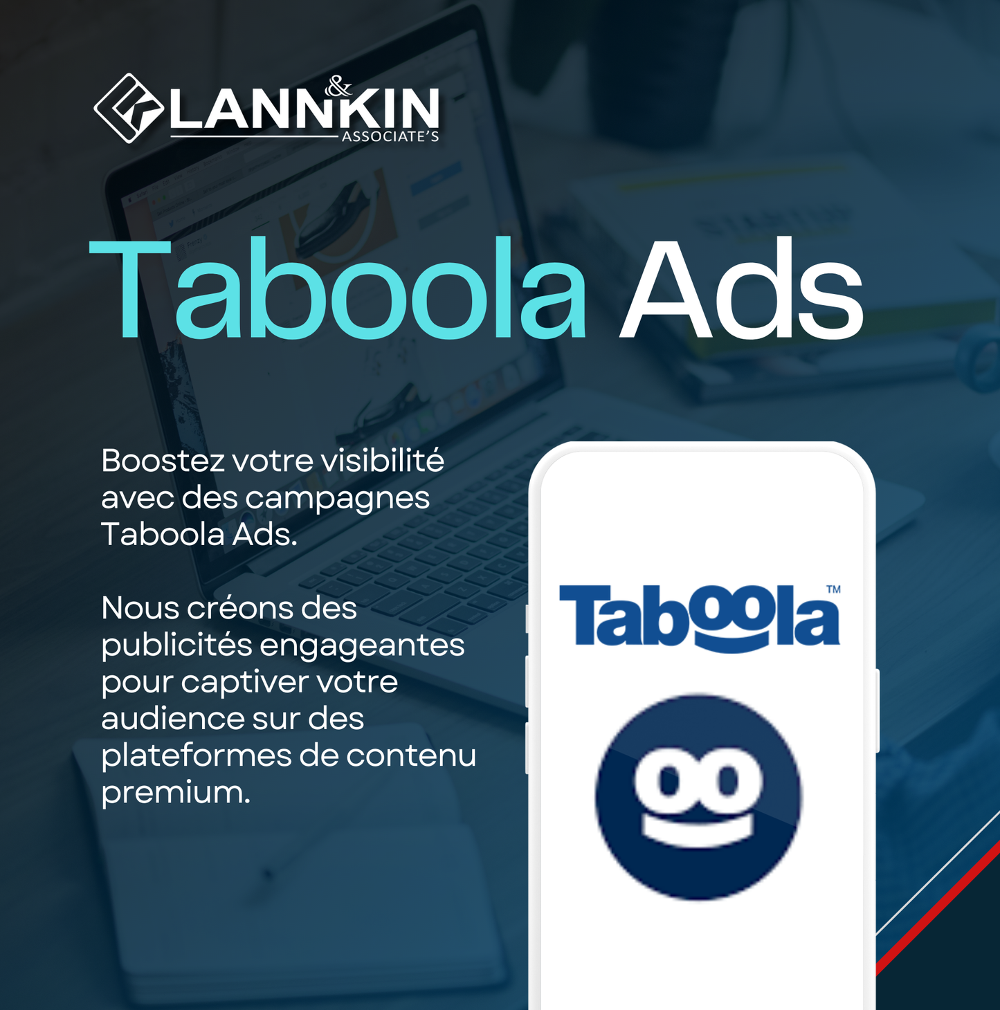 Anuncios de Taboola: aumente su visibilidad con Lannkin