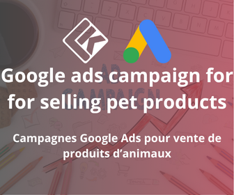 宠物产品销售的 Google 广告系列
