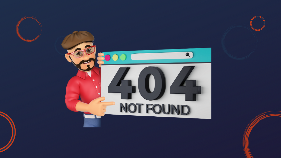 3d illustration of 404 error