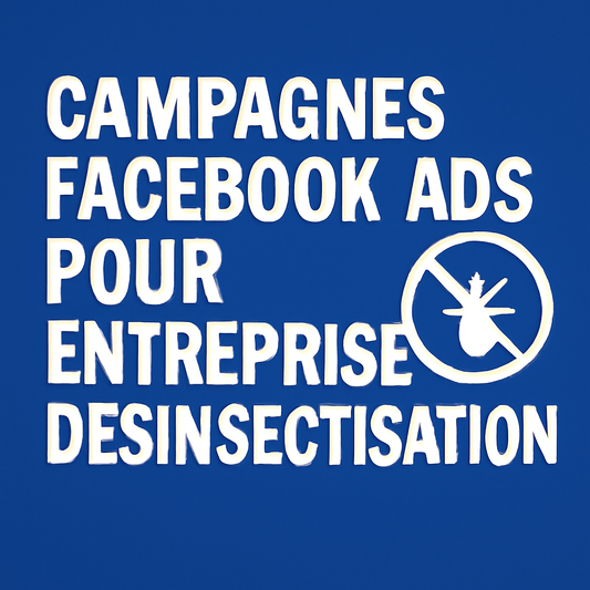 Campagnes facebook ads pour Entreprise de désinsectisation