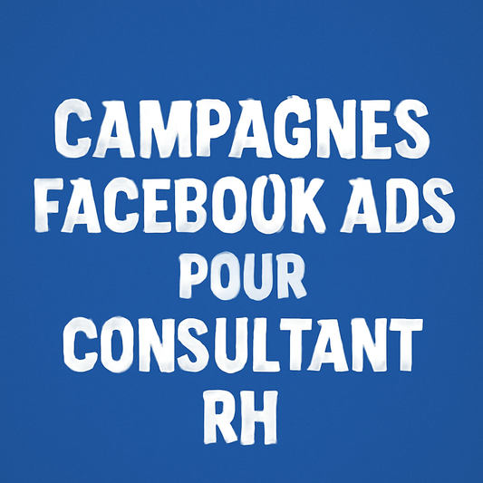 Campagnes facebook ads pour Consultant RH
