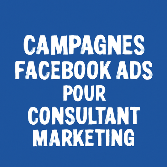 Campagnes facebook ads pour Consultant marketing