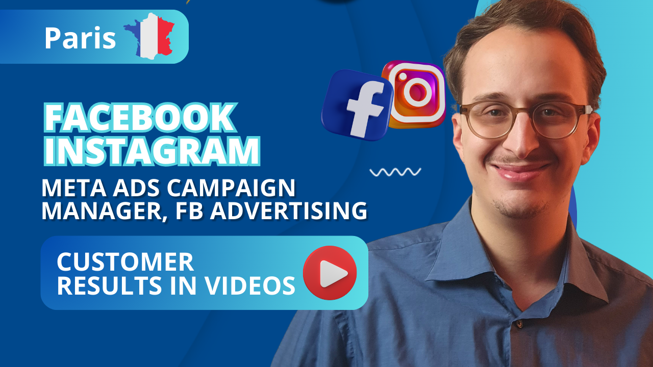 GESTIONNAIRE DE CAMPAGNES META ADS, PUBLICITÉ FACEBOOK ET INSTAGRAM