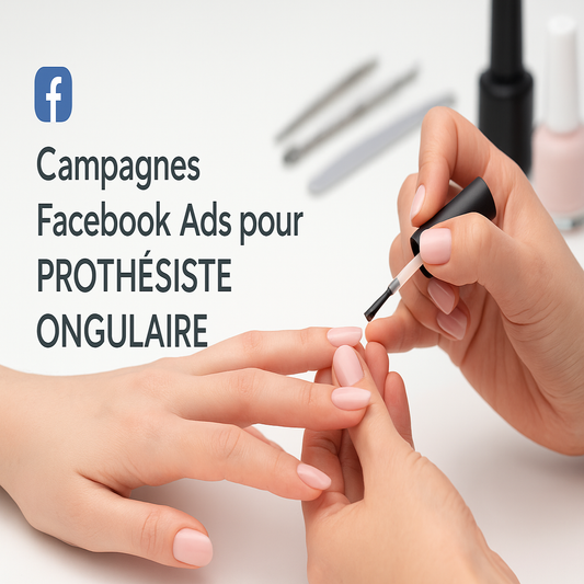 Campagnes facebook ads pour Prothésiste ongulaire