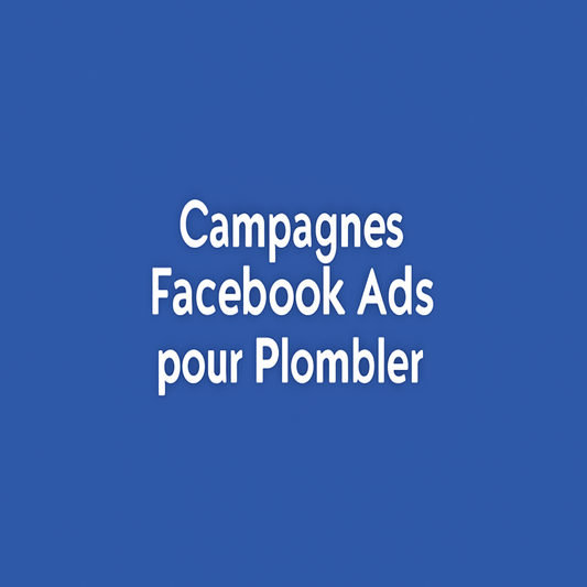 Campagnes facebook ads pour Plombier
